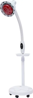Produktbild von 275W Infrarotlampe mit Rädern Fernbedienung Wärmelampe 8-70°C einstellbar 360° drehbar höhenverstellbar