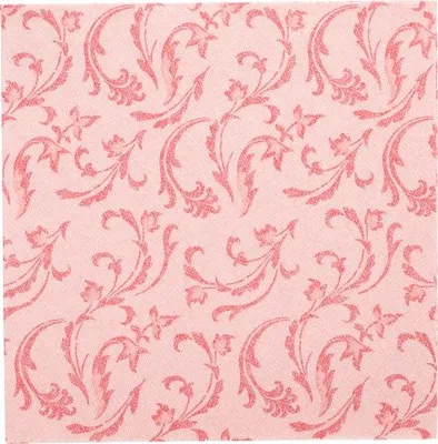Produktbild von Servietten "ROYAL Collection" 1/4-Falz 40 cm x 40 cm rot "Damascato"