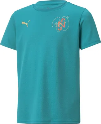 Produktbild von Puma Neymar Diamond Kurzarm-t-shirt Blau 5-6 Years Junge Blau 5-6 Years