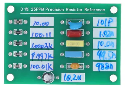 Obrázek produktu pro Referenční deska odporu 0,1 % 25 PPM Kapacitní deska pro Ad584 LM399