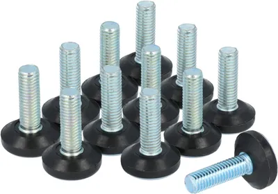 Produktbild von 12 Teflongleiter mit M8-Gewinde und 22 mm Gleitfläche für Möbel