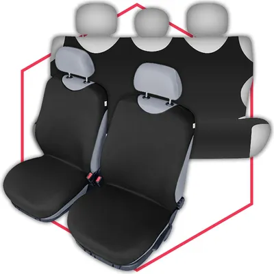 Produktbild von Autositzbezüge Universal Schonbezüge PKW Auto 3er Set für Peugeot 607