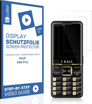 Produktbild von 2x 3D Schutzfolie für iKall K99 Pro Display Folie Flexibel Full Cover