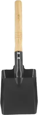 Productafbeelding van Open haard schop - Schoorsteen schep - As verwijderen - Brede en diepe schep - 38 x 95 cm - Zwart
