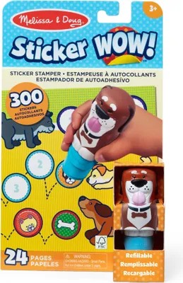 Obrázok produktu pre Melissa & Doug STICKER WOW! - Doggies - samolepky pre deti