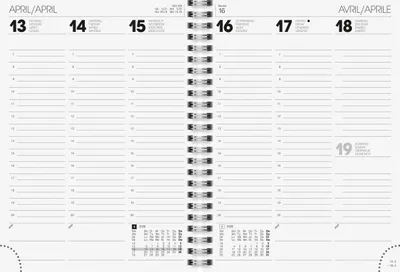 Image de 2026 Brunnen Calendrier livre 796 "Suburb Streets" A5