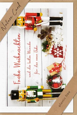 Produktbild von bsb 22-6902-2 D.T. Weihnachtskarte - Natur Card, inkl. Umschlag