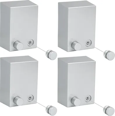 Productafbeelding van Famanu waslijn set - Uittrekbaar tot 4,2 meter - 4 stuks