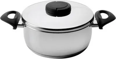 Immagine prodotto di Casseruola in acciaio inox da 24 cm + coperchio Lacor 85024