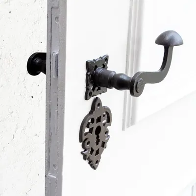 Produktbild von Drückergarnitur für Zimmertüren & Haustüren,  Edles design | BB&PZ | Eisen braun