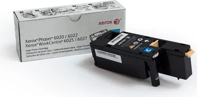 Immagine prodotto di Xerox toner Cyan pro Phaser 6020, 6022, WorkCentre 6025, 6027 (1000 str, cyan)