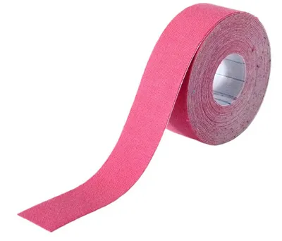 Produktbild von Tapefactory24 Getting Started Kinesiologie Tape 2,5cm x 5m pink, Tapes Taping Klebeband Tapeverband Bandage wasserfest