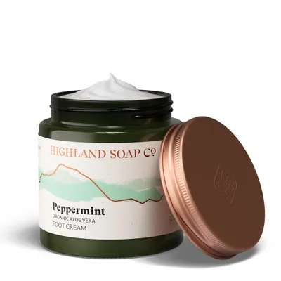 Produktbild von The Highland Soap Company Fußcreme Peppermint 120ml