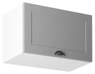 Immagine prodotto di Pensile con ante a battente LUMEA - larghezza 60 cm, grigio/bianco