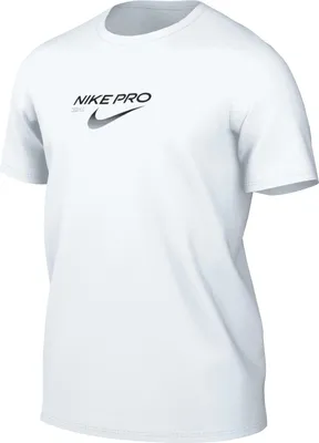 Produktbild von Nike Pro Dri-Fit Trainings T-Shirt, weiß, S, Herren
