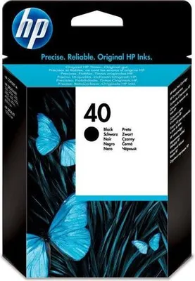 Obrázek produktu pro HP 40, Černá, Inkoust na pigmentové bázi, 1 kusů, 1100 str.