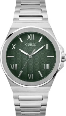 Produktbild von Nur Zeit Guess Silber   Kollektion Vinyl - mann