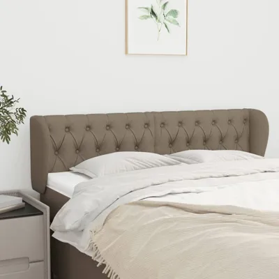 Produktbild von Kopfteil mit Ohren Taupe 147x23x78/88 cm Stoff , Kopfteile Design 2024