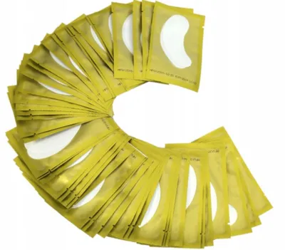Produktbild von 100 Stück Aloe-Augenpads für die Wimpernverlängerung