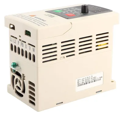 Zdjęcie produktu dla Falownik częstotliwości 0,75 kW, wejście jednofazowe, wyjście trójfazowe, sterowanie prędkością