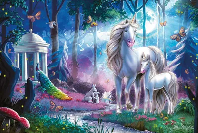 Immagine prodotto di Schmidt Spiele Cavalla Unicorno con puledro, 200 pezzi