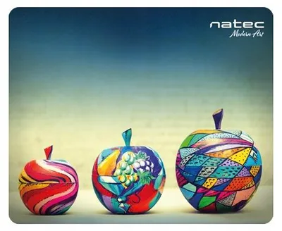 Produktbild von NATEC MODERN ART Mousepad Apples Ergonomisch 220x180mm