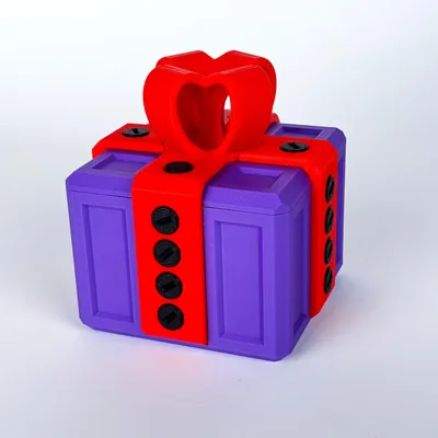 Immagine prodotto di Decords: Scatola regalo con puzzle impegnativi – Colore della scatola: marrone scuro tipo moka, colore del nastro: carminio