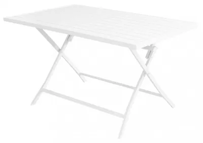Immagine prodotto di Tavolo Alabama 130x77x73 h cm in Alluminio Bianco