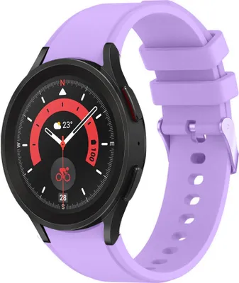 Produktbild von Strap-it Samsung Galaxy Watch 5 Pro Armband Silikon (Lila)