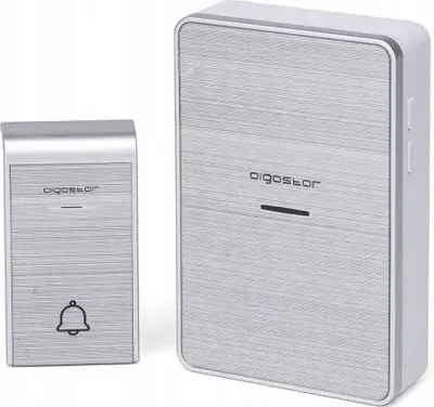 Immagine prodotto di Campanello senza fili Aigostar IP44 Grigio, 36 melodie, portata 150m