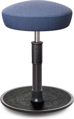 Produktbild von Sitz- Stehhocker Free Regular Hutsitz kvadrat Remix Jeans schwarz /schwarz.