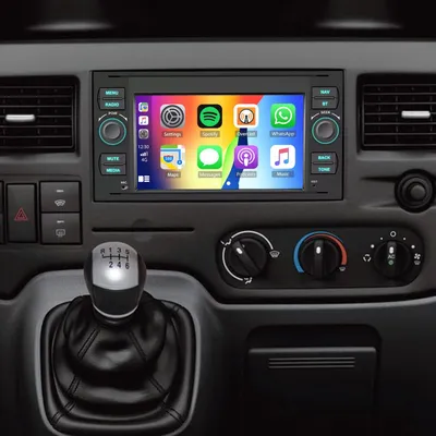 Zdjęcie produktu dla Radio samochodowe Android 14, 7 cali - 4 GB RAM, 64 GB pamięci - Bezprzewodowe Carplay