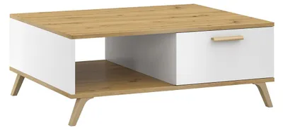 Obrázek produktu pro Konferenční stolek RALF 12 Bílá + dub artisan