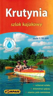 Obrázok produktu pre Krutynia 1:50 000. Vodotesná mapa pre kajaky. Vydanie 2023. Kompas