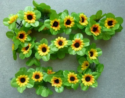 Produktbild von Sonnenblumen  Girlanden gelb ca. 120 cm lang