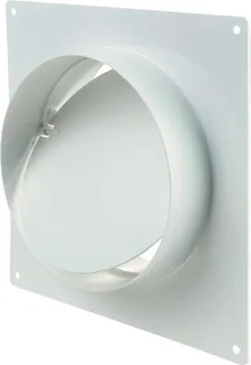 Immagine prodotto di Flangia a parete ø100mm con valvola antiriflusso AirRoxy 0532