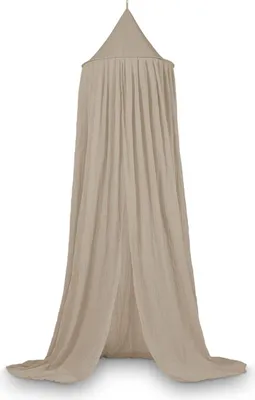 Produktbild von Jollein Baldachin Vintage Nougat - Höhe 245 cm - Betthimmel Babybett Kinderzimmer - Beige