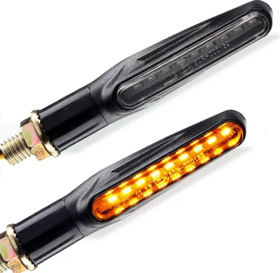 Immagine prodotto di Indicatore di direzione moto LED # KP6 E-mark 2 pezzi