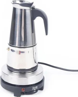 Zdjęcie produktu dla Ekspres do kawy - dzbanek do espresso - 6 filiżanek (300 ml) - stal nierdzewna - srebrny