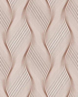Immagine prodotto di Carta da parati con motivo a righe EDEM 85030BR33 in leggero rilievo con accenti metallici marrone beige-marrone bianco argento 5,33 m2