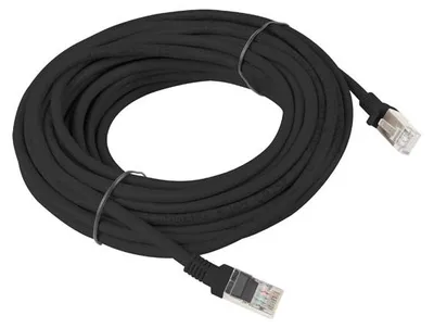 Obrázok produktu pre Lanberg PCU5-10CC-1000-BK, 10 m, Cat5e, U/UTP (UTP), RJ-45, RJ-45, Čierna