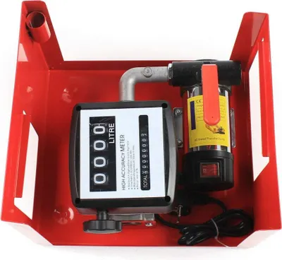 Produktbild von 200W Pompa oleju napędowego Samozasysająca pompa oleju Pompa ssąca oleju Pompa oleju grzewczego Licznik stacji benzynowej 50L/min 230V 42PSI