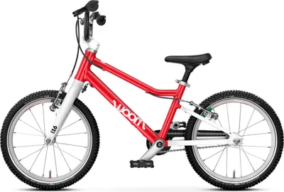 Obrázok produktu pre WOOM GO 3, Mestský bicykel, Deti, Unisex, Vzpriamene, Hliník, Čierna, Červená, Biela
