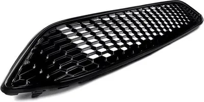 Productafbeelding van Voorbumpergrille – Glanzend zwart – Honingraatpatroon – Geschikt voor Ford Focus S/SE/RS (2015–2018)