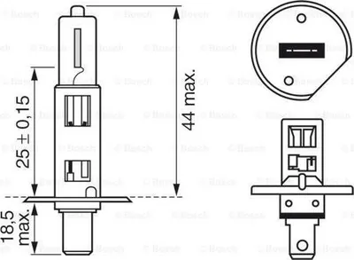 Produktbild von Bosch Glühlampe, Fernscheinwerfer  1 987 302 015