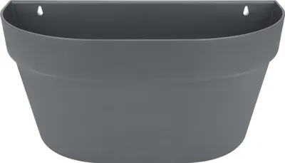 Produktbild von elho loft urban wall basket 40, Korb-Pflanzer, Wand-montiert, Polypropylen (PP), Anthrazit, Oval, Draußen