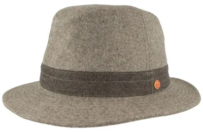 Mayser knautschbarer Winter-Stoffhut aus Wolle in grau