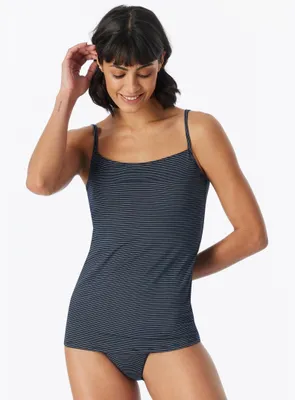 Image de Schiesser caracos Essentials en modal bleu nuit pour femmes