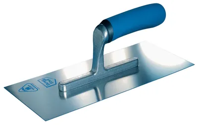 Produktbild von Jung Glättekelle Länge 280mm Breite 130mm Stärke 0,7mm Blatt und Angel aus rostfreiem Stahl Soft - 509 280 00