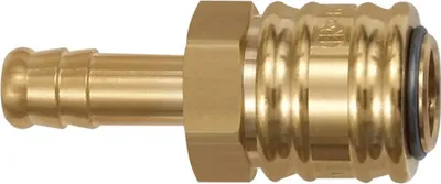 Produktbild von Riegler Schnellverschlusskupplung NW 7,2, Messing blank, Tülle LW 13